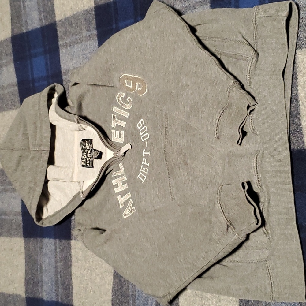 Place girls hoodie size 10/12 grey